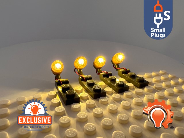 LEGO Mini Spotlight with Warm White LED Light (4-Pack)
