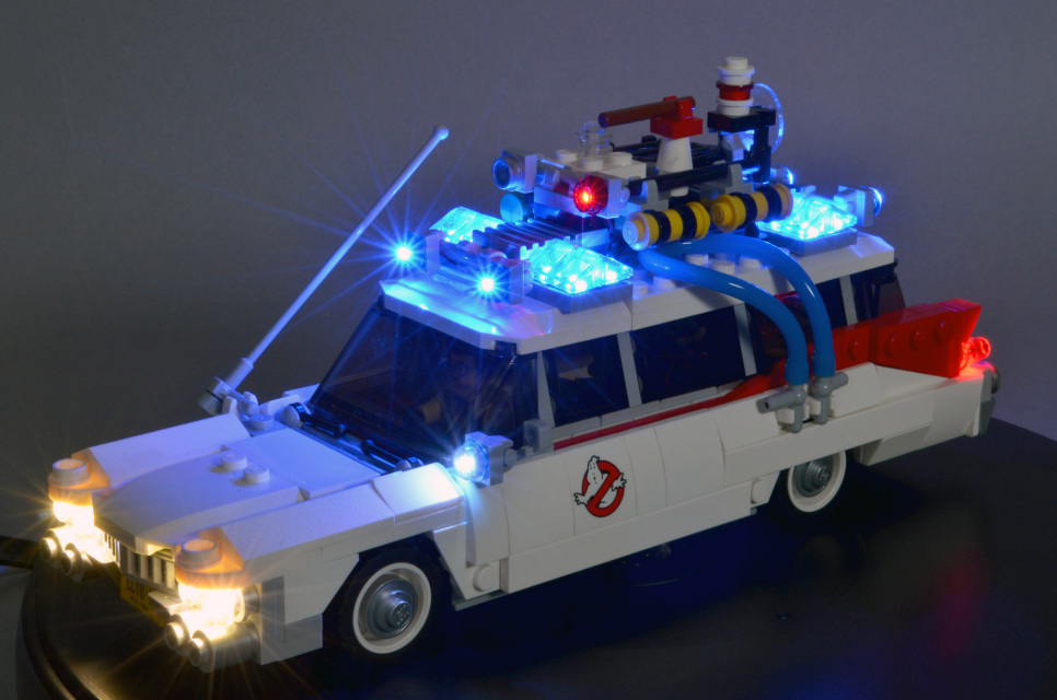 LEGO 21108 BRICKBUMS CUSTOM LIGHT KIT FOR ECTO 1 NEW INCLUDES USB AA POWER PACK 